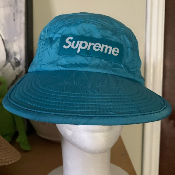 Authentic Supreme Nylon soft ball camp cap unisex wrinkle look - Picture 2 of 13